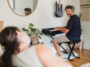 Sofa Covers May Enhance Musical Jam Sessions